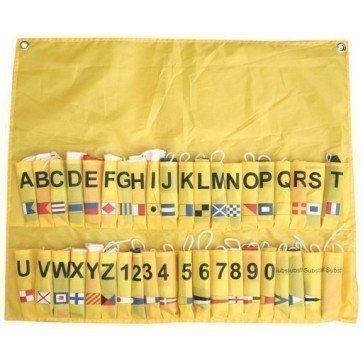 <p>Letters - 300mm x 200mm<br />Pennants - 430mm x 150mm<br />Substitutes - 300mm x 150mm</p>