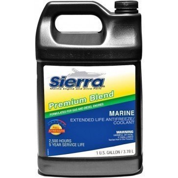 Sierra Extended Life Coolant/Antifreeze, Full Strength - 1 Gallon - No. 18-9320