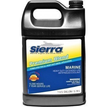Sierra Heavy Duty Extended Life Coolant/Antifreeze - Full Strength - 1 Gallon