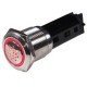 BEP Stainless Steel Buzzers with Warning Light - Red - 12V