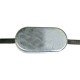 Oval Anodes with Straps - Zinc - 3.1kg