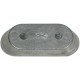 Evinrude/Johnson Outboard Anodes - 10-24 UNC hole - Replaces OEM 123009