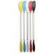 Double Ended Alloy Paddle - White - 2.18m