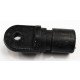 Canopy Tube Ends - Black - 25mm