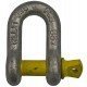 PWB Tested Galvanised D Shackles - 8mm
