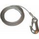 Winch Cable with Snap Hook - 7.6m x 4.8mm - Snap Hook