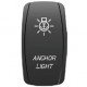 On-Off - Anchor Light - Laser Etched Water Resistant Rocker Switches