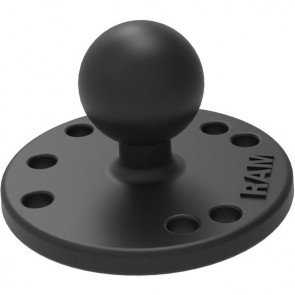 RAM Round Plate With 1" B Size Ball