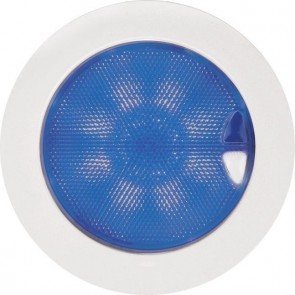 Hella Blue & White Recessed EuroLED Touch Lamp with Plastic Rim