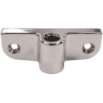 Chrome Plated Rowlock Plates - Side Mount - 10mm