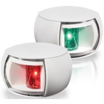 Hella NaviLED Navigation Lamps - PAIR - Side - White w/ clear lens