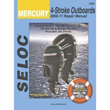 Sierra Seloc Manual - Mercury/Mariner Outboards, All 4-Stroke Engines - No. 18-01422