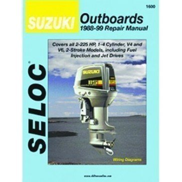 Sierra Seloc Manual - Suzuki Outboards, 1 & 4-Cyl., V-4 & V-6 - No.18-01600
