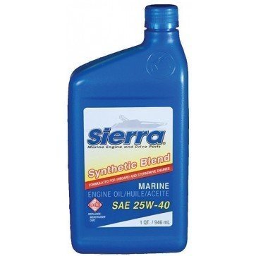 Sierra Synthetic Blend 4-Stroke Engine Oil 25W-40 FC-W