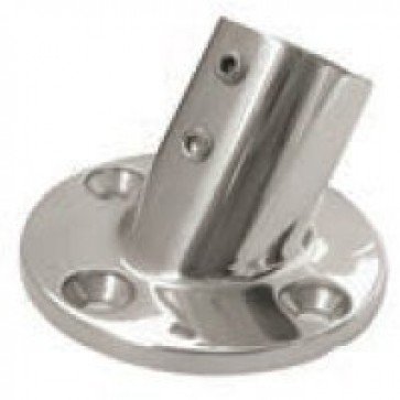 45° Stainless Steel Round Bases