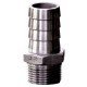 Hose Tail Stainless Steel - Hose Tail, 25mm Hose - 1