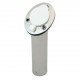 Stainless Steel Flush Mount Rod Holder With Cap - Heavy Duty Rod Holder with cap - Flange: 105mmL x 85mmW - 215mm