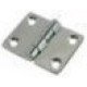 Cast 316 Stainless Steel Cabin Hinges - M/Town Split: 25/25mm - 50mm x 38mm x 7mm