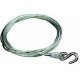 Winch Cable with Hook - 4.5m x 4mm - S Hook