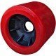 Smooth Wobble Rollers - 20mm - Red