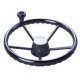 Five Spoke Stainless Steel Steering Wheel - 390mm
