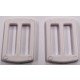 Plastic Canopy Strap Buckles - White