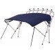 Oceansouth Whitewater Pro Bimini Top with Rocket Launcher - Mounting Width: 1.7-1.9m - Canopy 1.6m - Blue