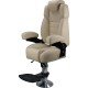 Relaxn Voyager Pilot Seat With Pedestal and Foot Rest - Beige