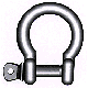 Shackle Bow Galv 13Mm