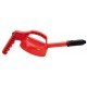 Oil Safe Stretch Spout Pouring Lid - Red
