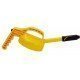 Oil Safe Stretch Spout Pouring Lid - Yellow