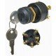 Sierra Ignition Switches - Glass Filled Polyester - 4 position magneto accessory off-run-start - Short Shaft