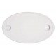 Oval Table Top - White PVC