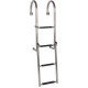 Oceansouth Stainless Steel Gunwale Ladder - Ladder SS 4 Step Gunwale