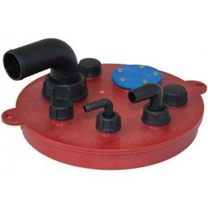 Nuova Rade Red Fuel Hatch Lid For Universal Tanks